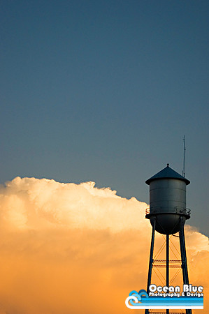 Water Tower Sunset