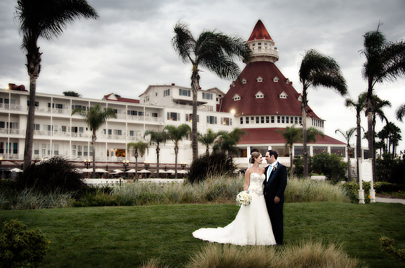 Hotel del Coronado wedding photography .