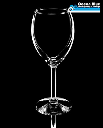 Wine Glass on Black