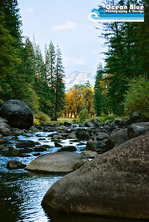 Yosemite River Rocks